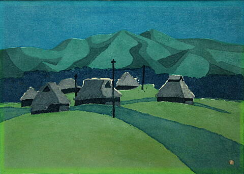 畦地梅太郎版画